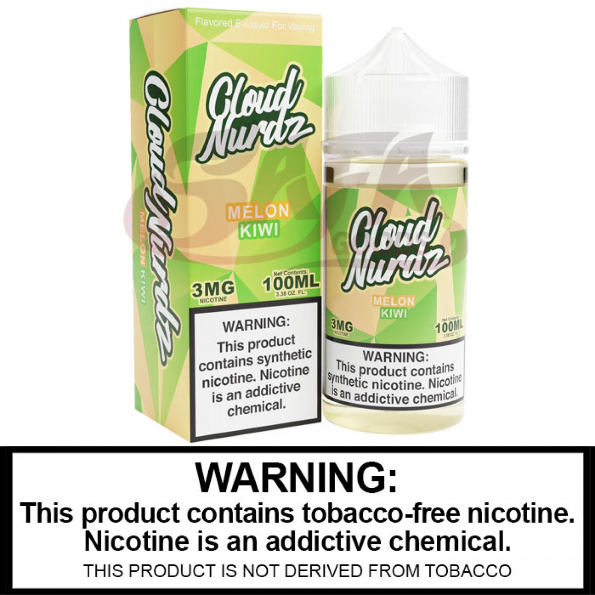 Cloud Nurdz E-Liquids 100mL Tobacco Free Nicotine